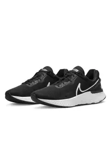 Nike Men Black REACT MILER 3 Running Shoes