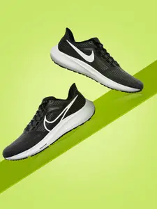 Nike Men Black AIR ZOOM PEGASUS 39 Road Running Shoes