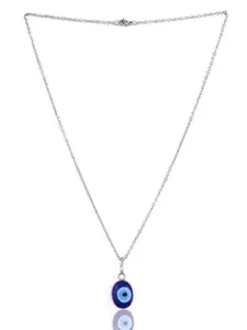 EL REGALO Blue & White Evil Eye Necklace