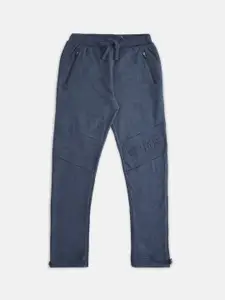 Pantaloons Junior Boys Navy Blue Solid Track Pants