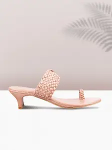 Metro Pink Kitten Sandals