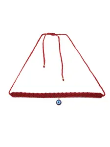 EL REGALO Red & Blue Evil Eye Choker Necklace