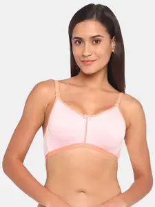 Rosaline by Zivame Pink Non Padded Non-Wired T-shirt Bra
