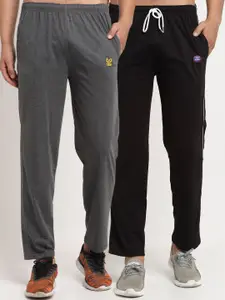 MACK JONNEY Men Pack Of 2 Solid Track Pants
