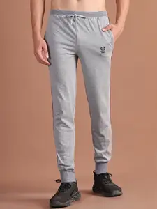 MACK JONNEY Men Grey Solid Track Pants