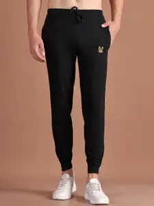 MACK JONNEY Men Black Solid Joggers