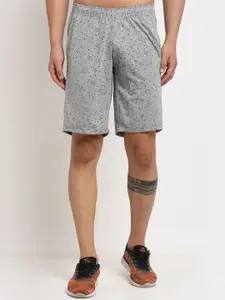 VIMAL JONNEY Men Grey Printed Regular Fit Shorts