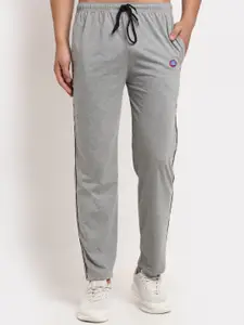 VIMAL JONNEY Men Grey Solid Track Pants