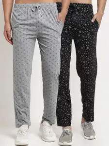 MACK JONNEY Men Pack Of 2 Printed Regular-Fit Track Pants