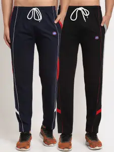 MACK JONNEY Men Pack Of 2 Solid Track Pants