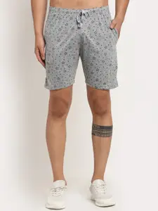 VIMAL JONNEY Men Grey Printed Shorts