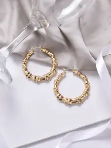 JOKER & WITCH Gold-Toned Contemporary Hoop Earrings