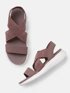 Skechers Women Mauve Open Toe Flats