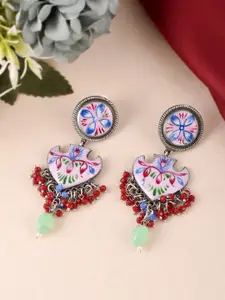 Fabstreet Multicoloured Contemporary Drop Earrings