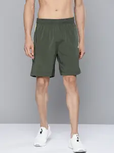 HRX by Hrithik Roshan Men Olive Green Sports Shorts with Rapid-Dry Technology