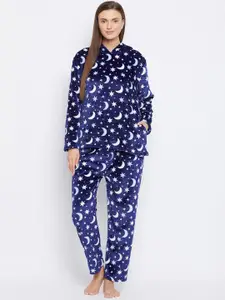 Camey Women Blue Night suits