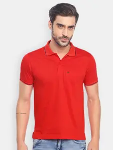 berry blues Men Solid Polo Collar T-shirt