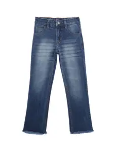 Kotty Girls Blue Jean Slim Fit Light Fade Jeans