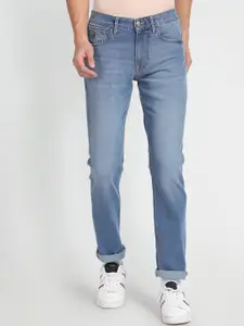 U.S. Polo Assn. Denim Co. Men Blue Slim Tapered Fit Heavy Fade Jeans