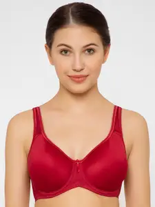 Wacoal Red Bra Underwired Lightly Padded