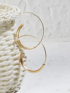 Kazo Gold-Plated Statement Hoop Earrings