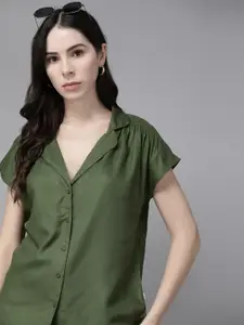 The Roadster Lifestyle Co. Opaque Casual Shirt