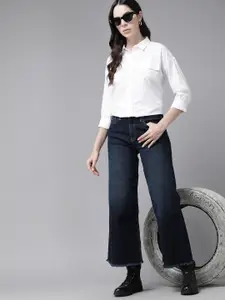 The Roadster Lifestyle Co. Pure Cotton Opaque Casual Shirt