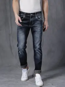 WROGN Men Navy Slim Fit Stretchable Jeans