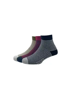 Peter England Men Pack of 3 Ankle Length Socks