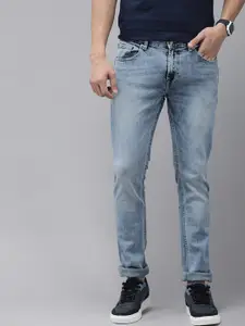 SPYKAR Men Skinny Fit Low-Rise Heavy Fade Stretchable Jeans