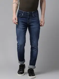 SPYKAR Men Skinny Fit Low-Rise Light Fade Jeans