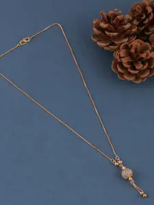 Brandsoon Rose Gold & White Brass Rose Gold-Plated Necklace