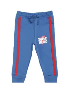 Bodycare Kids Boys Blue & Red Solid Joggers