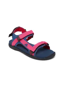 ADIDAS Women Pink & Blue Ravis Sports Sandals