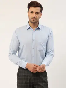 JAINISH Men Blue Classic Formal Shirt