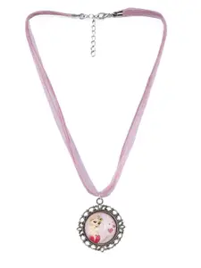 EL REGALO Kids Girls Pink Frozen Princess Necklace