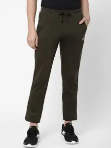 Sweet Dreams Men Olive Green Solid Track Pant