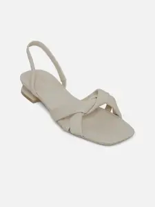 ALDO White Block Sandals