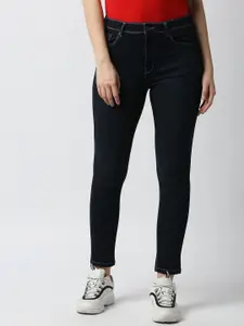 Pepe Jeans Women Blue Skinny Fit Stretchable Jeans
