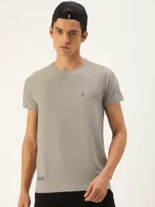Sports52 wear Men Grey Self Designed Training or Gym T-shirt