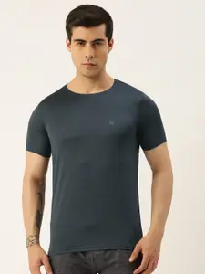 Sports52 wear Round Neck Self-Design Dry-Fit Training T-shirt