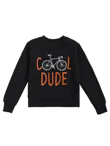 DYCA Boys Grey Printed Sweatshirt