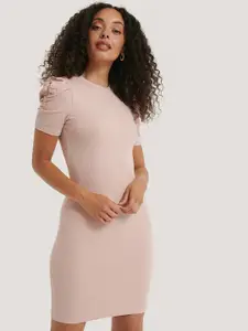 NA-KD Women Pink Sheath Dress