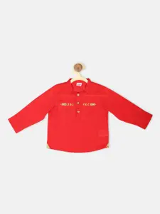 Fabindia Boys Red Kurta