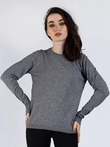 NoBarr Women Grey Sweater