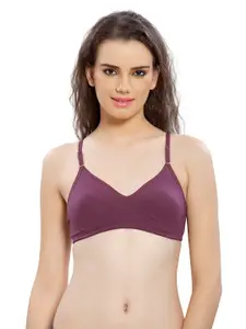Lady Love Purple Non Wired Non Padded Seamless Bra