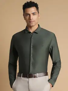 Allen Solly Men Olive Green Slim Fit Casual Shirt