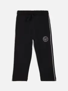 Octave Boys Navy Blue Cotton Track Pants