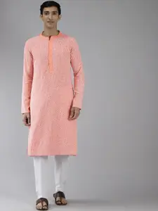 See Designs Men Printed Pure Cotton Kurta with Trousers