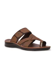 Bata Men Tan Brown Comfort Sandals